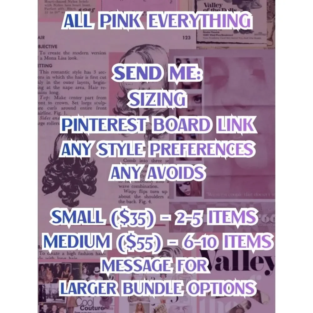 Pink Assorted Style Bundle - Picture 2 of 2